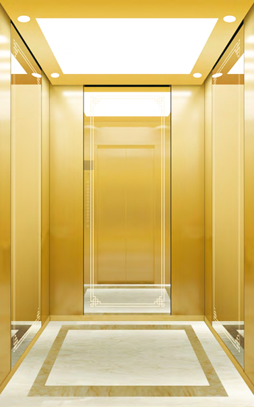 NF-J003 400~1600 kg al aire libre ascensor ascendor pequeño hogar ascensor de alta velocidad motor de ascensor ascensor decoración de estilo chino